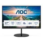 AOC V4 Q27V4EA LED display 68,6 cm (27) 2560 x 1440 pikseli 2K Ultra HD Crno
