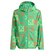 ADIDAS TERREX Zunanja jakna Minecraft svetlo rjava/limeta/svetlo zelena