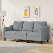 vidaXL vidaXL Kavč trosed svetlo siv 180 cm blago, (20921551)
