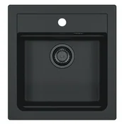 ALVEUS Kuhinjsko korito ATROX 20 - BLACK EDITION 1149200 + SIFON