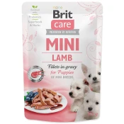 Brit Care Dog Mini Puppy Jagnječji fileti v omaki 85g, 1 kos