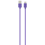 HAMA kabel za punjenje/podatkovni kabel, USB-A - USB-C, 0,75 m, ljubičasti, paket od 4 za 00187243