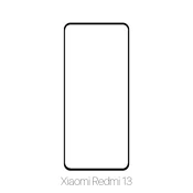 FixPremium FullCover Glass - Kaljeno steklo za Xiaomi Redmi 13