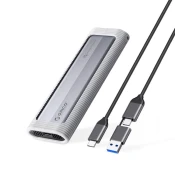 Orico Ohišje za disk AXM2-G2-V1 M.2 NVME USB-C/USB-A na USB-C 10 Gb/s – sivo