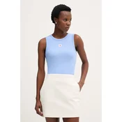 Calvin Klein Jeans Top  nebeško modra