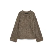 VERO MODA Pulover VMINGRID čokolada