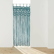 Modra zavesa za vrata 90x200 cm Macarena – douceur dintérieur