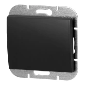 Vgradno štirismerno stikalo Onyx, 10A, 250V, WP-8O, črno