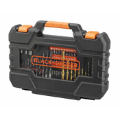 Black+Decker set svrdla, 104 dijela