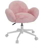 MID.YOU Mladinski Vrtljivi Stol Kiddy Teddy, Roza