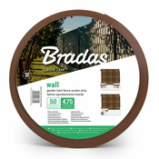 Senčilna folija za ograjo 4,75cm x 50m Brown 1200g/m2