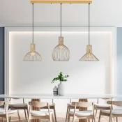 Opviq Luster Tabut-MR-768-1, 148x38x124cm, 220-240V, IP20 Zlatno-crne boje