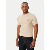 Guess Majica M6BI49 K6186 Bež Slim Fit
