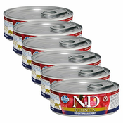 Konzerva Farmina N&D cat Quinoa Weight Management 6x80 g, 5+1 GRATIS