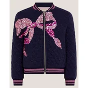 Monsoon Children Jakna za devojcice Bomber, Teget