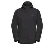 Jack Wolfskin BORNBERG HOODY M, moška pohodna jakna, črna 1307471