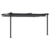 Vidaxl Paviljon 400 x 300 x 200 cm Antracit Poliester