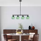 Opviq Luster Benek-15-14435, 80x15x80cm, IP20, Crno-zeleni