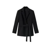MANGO Blazer IGU črna