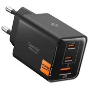 Stenski 47W polnilec Spigen EE473EU (ACH09465) 2x USB-C, Quantum Boost - black