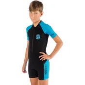 Cressi Sub LITTLE SHARK SHORTY JR, otroška potapljaška obleka, črna DG003