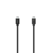 HAMA Kabel Thunderbolt 4 00200659, USB-C 40Gbps, 5A, 100W, ultra HD 8K, 0,8 m