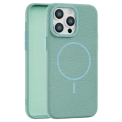 Leather Grip MagSafe maska za iPhone 13 Pro Max - Tirkizna