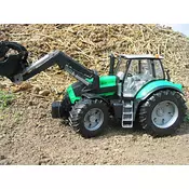 Bruder traktor Deutz Agrotron s prednjim utovarivacem 03081