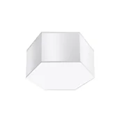 SOLLUX lighting Šesterokotna stropna svetilka bela 15 cm SUNDE 2xE27 15W SL.1058 Sollux Lighting