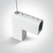 BIJELI Plug & Play KUT ZA PRIJELAZ SA STROPA NA ZID ZA ŠINE IP20 DM42004PH/W