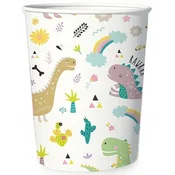Papirnati kozarci Dinozaver 220 ml, 6 kosov