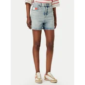 Tommy Jeans Jeans kratke hlače DW0DW22893 Modra Mom Fit