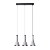 Sollux SL.1225 - Luster na sajli REA 3xE14/12W/230V beton