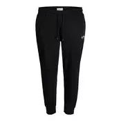 Jack & Jones Plus Hlače JPSTGORDON  črna / bela