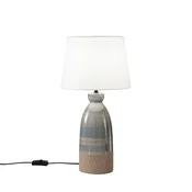 Luce Ambiente Design Namizna svetilka Navajo, višina 49 cm, barvna/bela, keramika/tkanina - Dnevna soba/jedilnica - barvno, belo