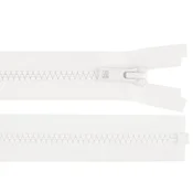 Kostna zadrga YKK št. 5 dolžina 60 cm jakna - bela