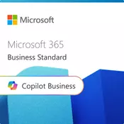 Microsoft 365 Business Standard (No Teams) and Microsoft 365 Copilot Business - letna naročnina (1 leto)