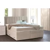 Boxspring krevet ROSE + madrac BONELL (90x200cm), bež