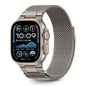 Tech-protect Milano Vanguard remen za Apple Watch 44/45/46/49mm, titanium