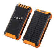 BOT Solarna banka SP5 1 panel 30000mAh s kabli, oranžna