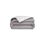 Pamucna navlaka za deku Lacoste L BLOCK Greige 200 x 200 cm boja: siva