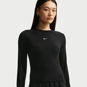 Nike Chill Knit Womens Tight Long-Sleeve Ribbed Top