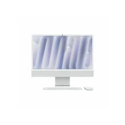 Apple iMac 24 M4 cip, 10C CPU/10C GPU, 16/256 GB, srebrni (MD3H4MG/A)