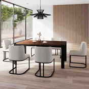 Bessagi Home Jedilna Miza Aleya, Barva Oreha, 180x90