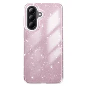 AVIZAR Ovitek za Galaxy A57 Glitter Edition z dvignjenim okvirjem kamere, Roza, (5000275442)