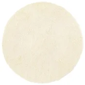 Vidaxl Visoka košata preproga NAVARRA krem 200x200 cm poliester