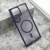 Futrola SILKY MAGSAFE MATTE za Samsung S918B Galaxy S23 Ultra ljubicasta