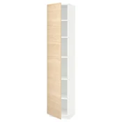 METOD Visoki element s policama, bela/Askersund im. svetlog jasena, 40x37x200 cm