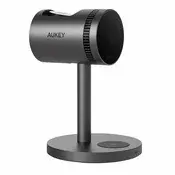 Aukey MagFusion 3-u-1 Pro Qi2 aktivni stalak za bežično punjenje s hlađenjem LC-MC311A