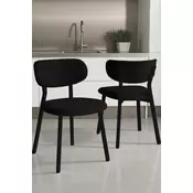 HANAH HOME Set stolica (6 delova) Toldy Black